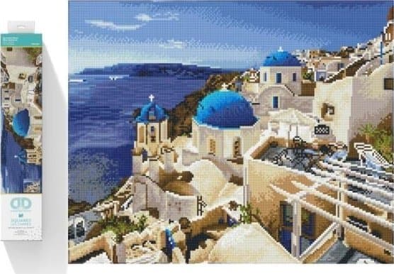Diamantbroderi Diamond Dotz Diamantmosaikk Santorini 60x50cm DQ12004