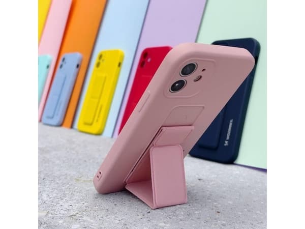 Wozinsky Wozinsky Kickstand Fodral silikonfodral med stativ för Xiaomi Redmi 10 röd
