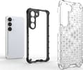 Miniatyrbild 3 av 5: Hurtel Honeycomb fodral för Samsung Galaxy S23 pansar hybridfodral sort