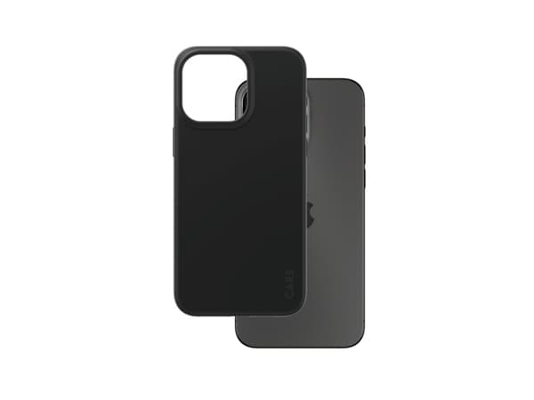 CARE by PanzerGlass - Baksidedeksel for mobiltelefon - termoplast-polyuretan (TPU) - svart - for Apple iPhone 15 Pro Max