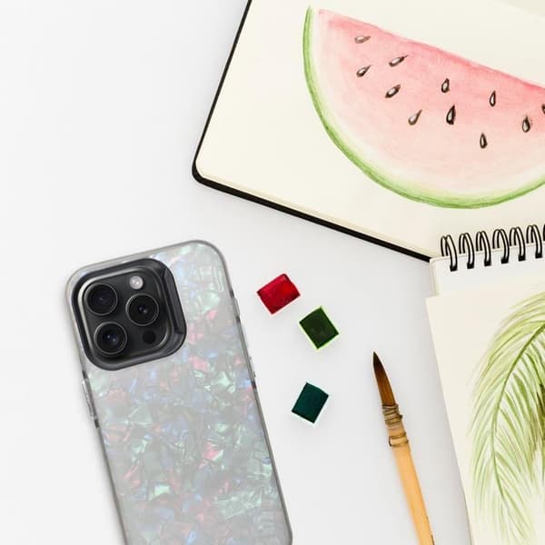 iPhone 14 Pro Mobilskal Tutti Frutti - Svart