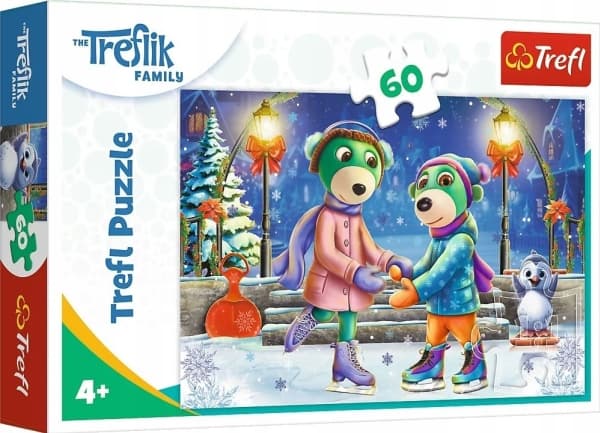 Trefl PUZZLE 60EL TREFL ZIMA U TREFLIKOW U TREFLIKOW PUD20