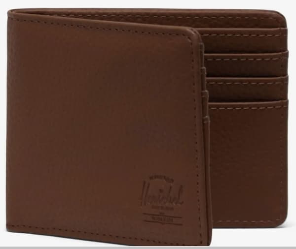 Herschel Roy Wallet, Vikfodral, Brun, Veganskt läder, Monokromatiskt, Ficka, 111,8 mm