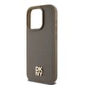 Miniatyrbild 6 av 8: DKNY iPhone 15/14 Plus Mobilskal Magsafe Läder Pattern Metal Logo