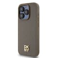 Miniatyrbild 2 av 8: DKNY iPhone 15/14 Plus Mobilskal Magsafe Läder Pattern Metal Logo