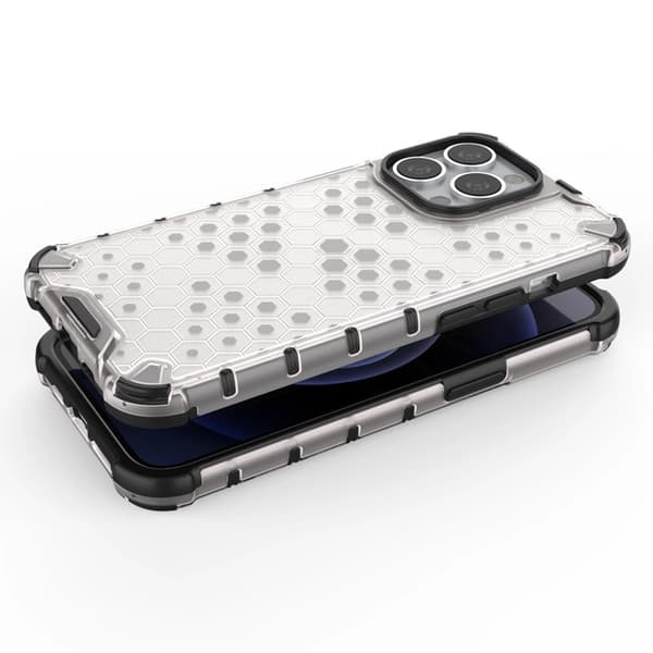 iPhone 13 Pro Mobilskal Honeycomb Armor - Grön