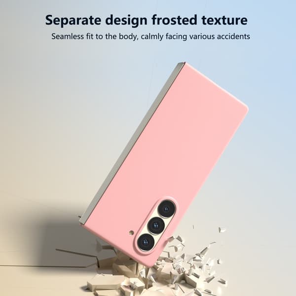 Hårdskal Gummerat Samsung Galaxy Z Fold 6 Rosa