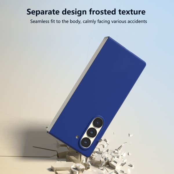 Hårdskal Gummerat Samsung Galaxy Z Fold 6 Blå