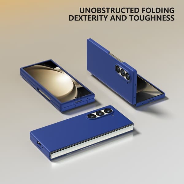 Hårdskal Gummerat Samsung Galaxy Z Fold 6 Blå
