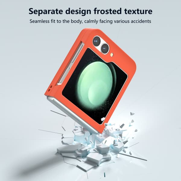 Hårdskal Gummerat Samsung Galaxy Z Flip 6 Orange