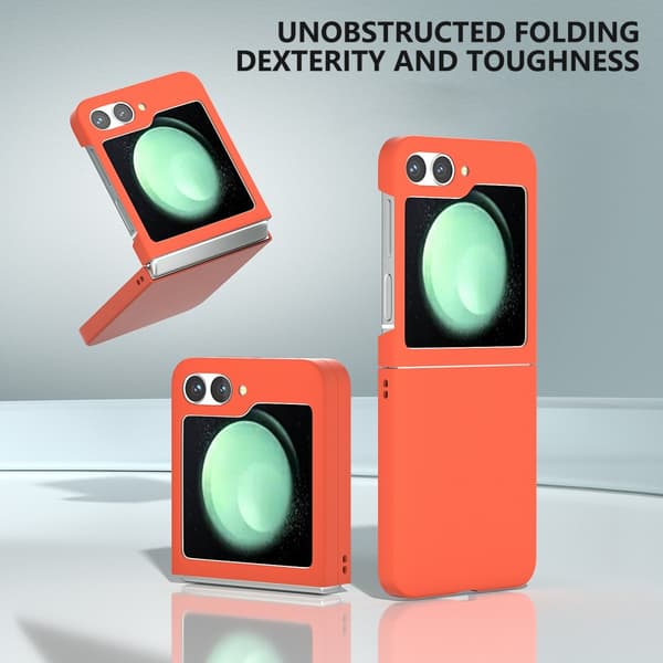 Hårdskal Gummerat Samsung Galaxy Z Flip 6 Orange