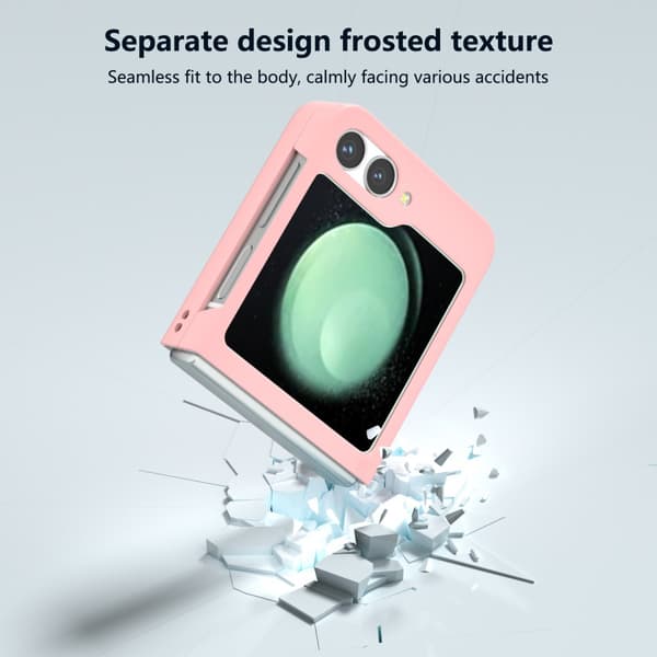 Hårdskal Gummerat Samsung Galaxy Z Flip 6 Rosa