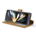 Miniatyrbild 3 av 7: LC.IMEEKE Plånboksfodral Samsung Galaxy Z Fold 6 Cognac
