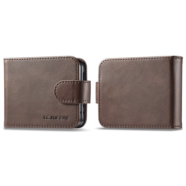 LC.IMEEKE Plånboksfodral Samsung Galaxy Z Flip 6 Brun