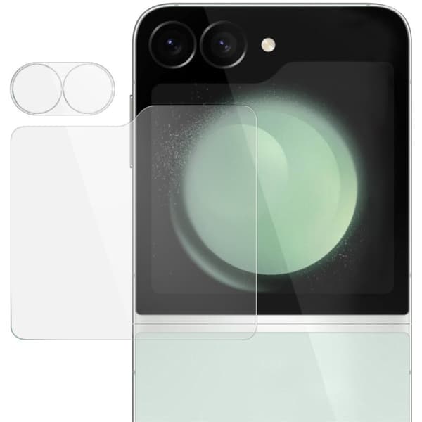 IMAK Härdat Glas Linsskydd+Bakskärmskydd Samsung Galaxy Z Flip 6