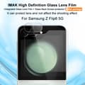 Miniatyrbild 2 av 6: IMAK Härdat Glas Linsskydd+Bakskärmskydd Samsung Galaxy Z Flip 6