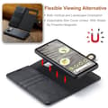 Miniatyrbild 6 av 8: DG.MING 2-in-1 Magnet Wallet Google Pixel 8a Black