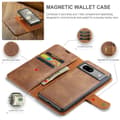 Miniatyrbild 5 av 8: DG.MING 2-in-1 Magnet Wallet Google Pixel 8a Cognac