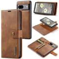 Miniatyrbild 1 av 8: DG.MING 2-in-1 Magnet Wallet Google Pixel 8a Cognac
