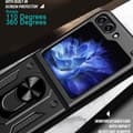 Miniatyrbild 9 av 10: Hybridskal Samsung Galaxy Z Flip 6 Ringhållare Svart