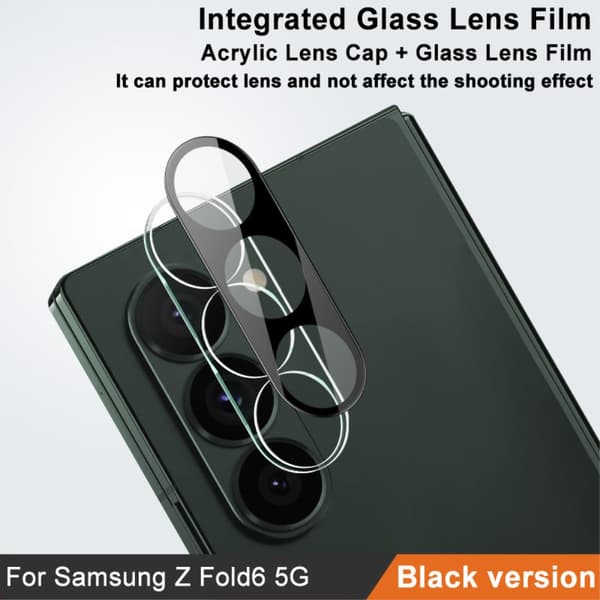 Imak Härdat Glas Linsskydd Samsung Galaxy Z Fold 6 Svart