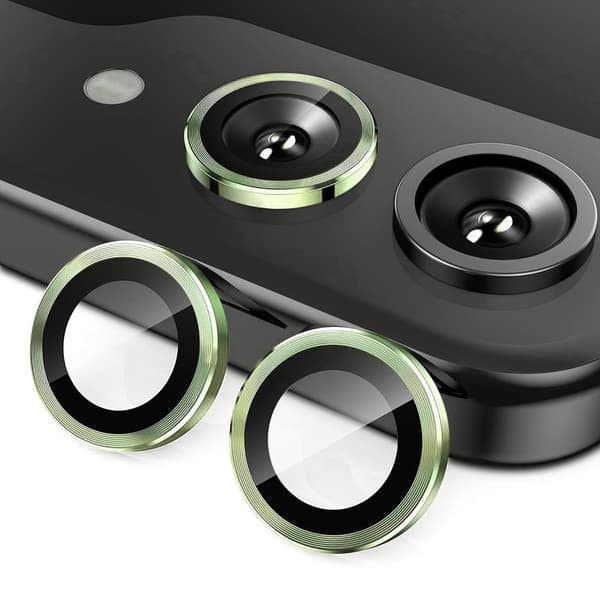 Hat Prince Härdat Glas Linsskydd Samsung Galaxy Z Flip 6 Grön