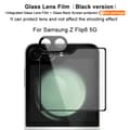 Miniatyrbild 2 av 6: IMAK Härdat Glas Linsskydd+Bakskärmskydd Samsung Galaxy Z Flip 6 Svart