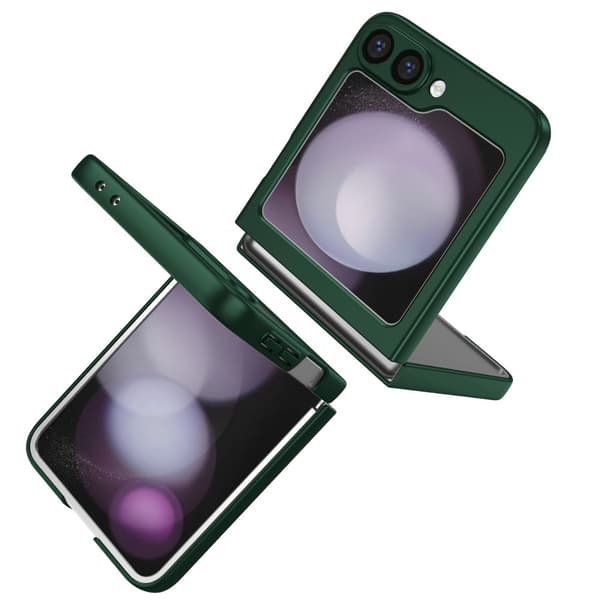 Samsung Galaxy Z Flip 6 Skal Med Magnetisk Ringhållare Grön