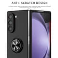 Miniatyrbild 7 av 8: Samsung Galaxy Z Fold 6 Skal Med Magnetisk Ringhållare Svart