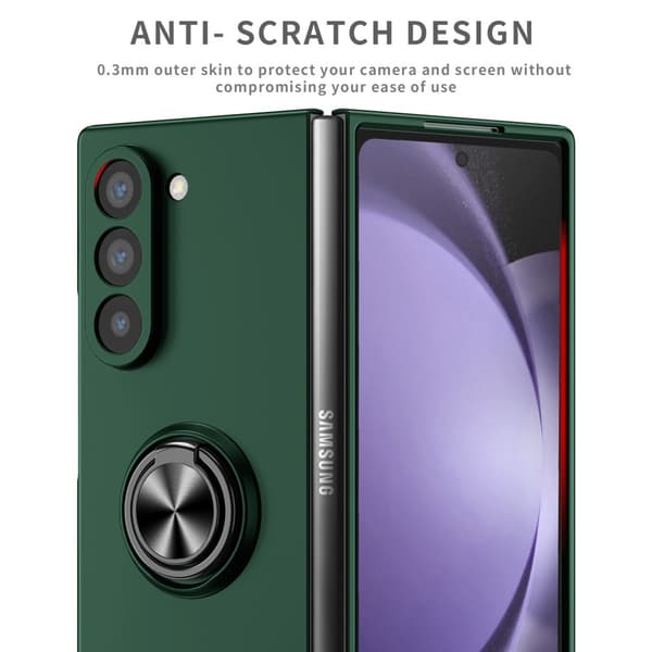 Samsung Galaxy Z Fold 6 Skal Med Magnetisk Ringhållare Grön