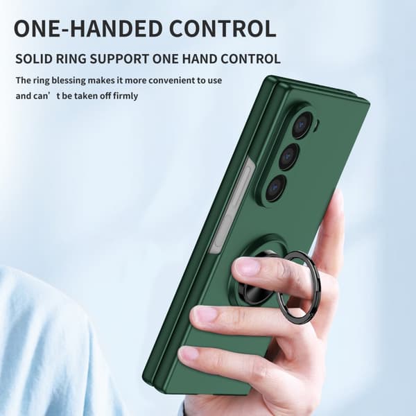 Samsung Galaxy Z Fold 6 Skal Med Magnetisk Ringhållare Grön