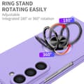 Miniatyrbild 5 av 8: Samsung Galaxy Z Fold 6 Skal Med Magnetisk Ringhållare Lila