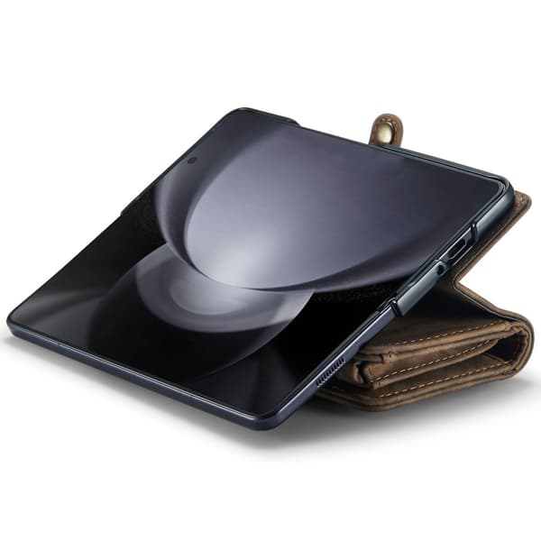 CaseMe Multi-Slot 2 i 1 Plånboksfodral Samsung Galaxy Z Fold 6 Brun
