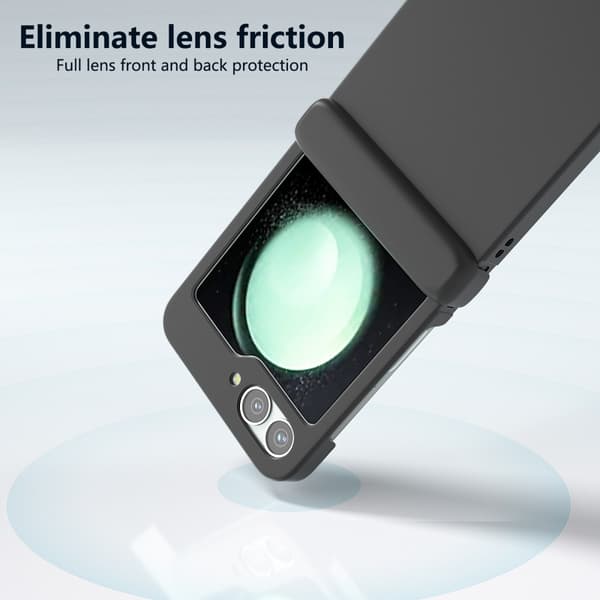 Hårdskal Gummerat Hinge Protection Samsung Galaxy Z Flip 6 Svart