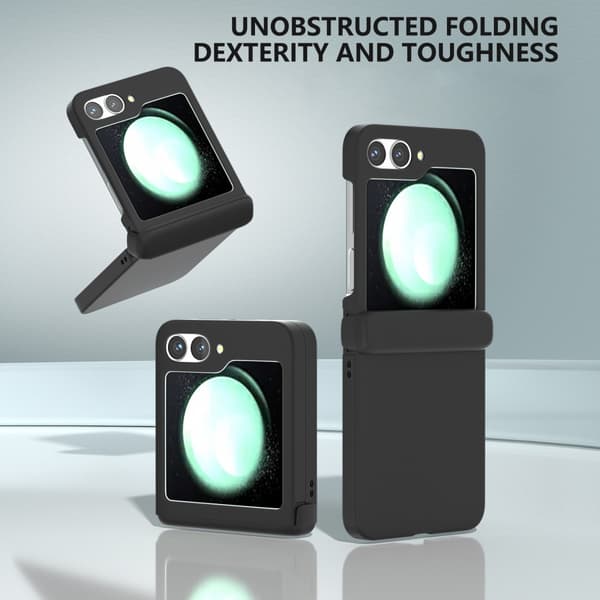 Hårdskal Gummerat Hinge Protection Samsung Galaxy Z Flip 6 Svart