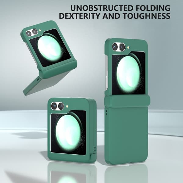 Hårdskal Gummerat Hinge Protection Samsung Galaxy Z Flip 6 Grön