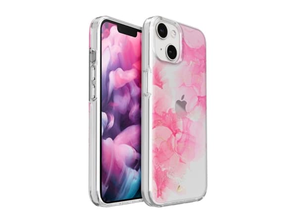LAUT Crystal, Etui, Apple, iPhone 13, 15,5 cm (6.1"), Rød, Gjennomsiktig