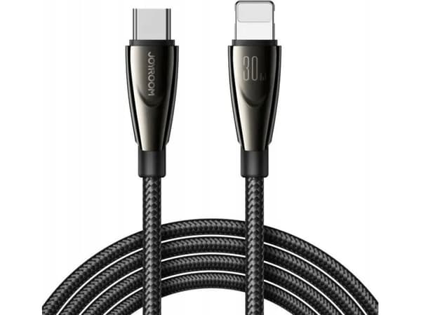 Kabel USB Joyroom USB-C - Lightning 1.2 m Czarny (JYR850)