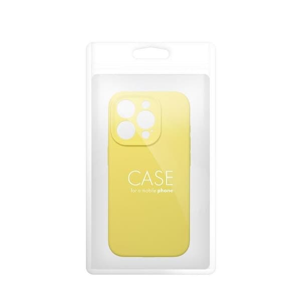 iPhone 12 Mobilskal Silikon 2mm - Citron