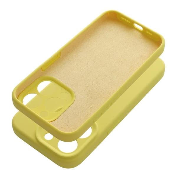 iPhone 12 Mobilskal Silikon 2mm - Citron