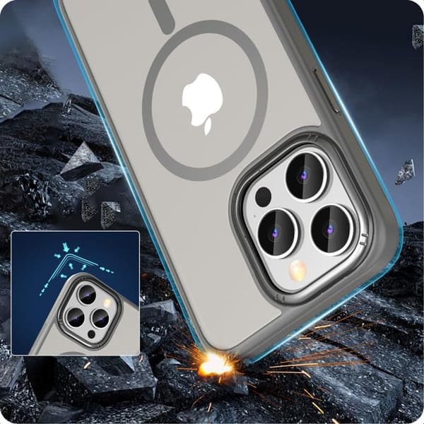 Tech-Protect iPhone 15 Pro Max Mobilskal Magsafe Magmat 2 - Titanium