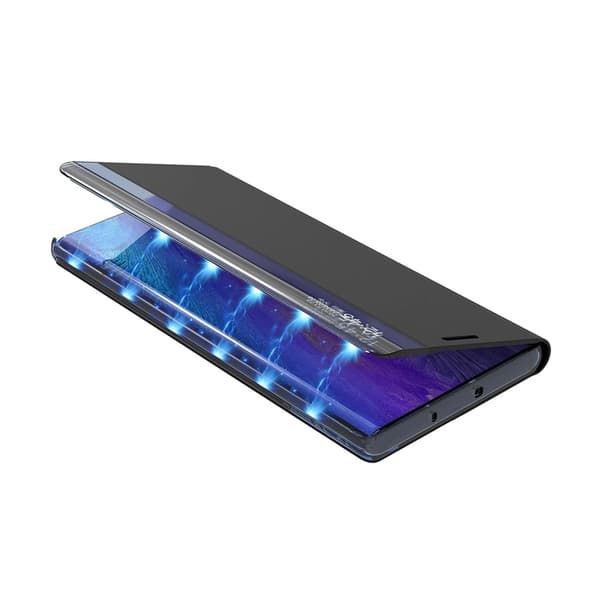 Galaxy A55 Fodral Sleep View med Flap - Blå
