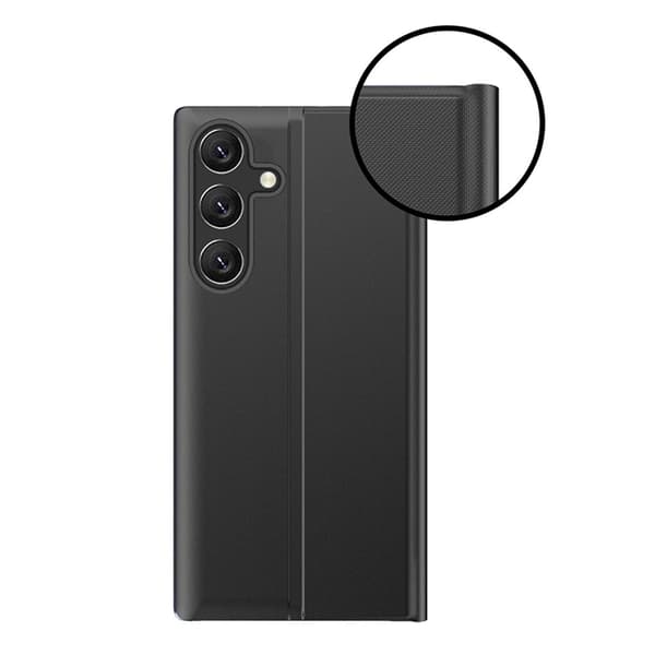 Galaxy A55 Fodral Sleep View med Flap - Blå