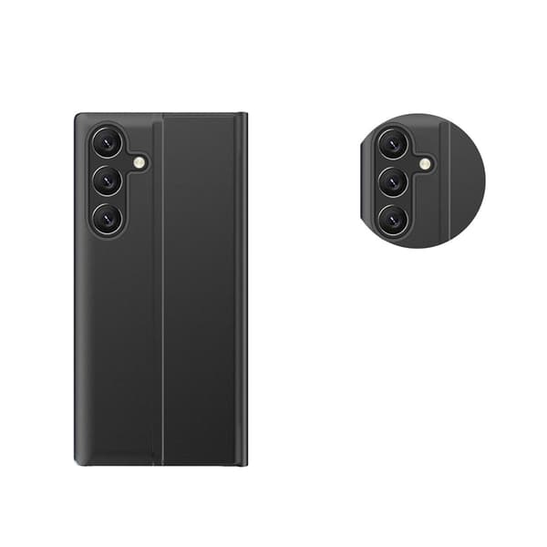 Galaxy A55 Fodral Sleep View med Flap - Blå