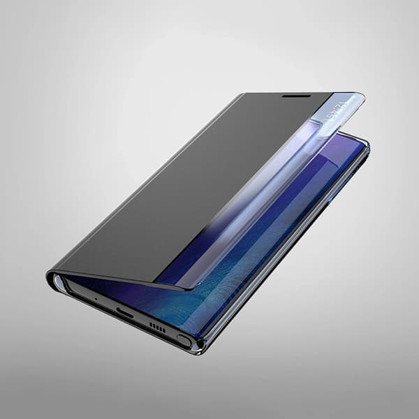 Galaxy A55 Fodral Sleep View med Flap - Blå