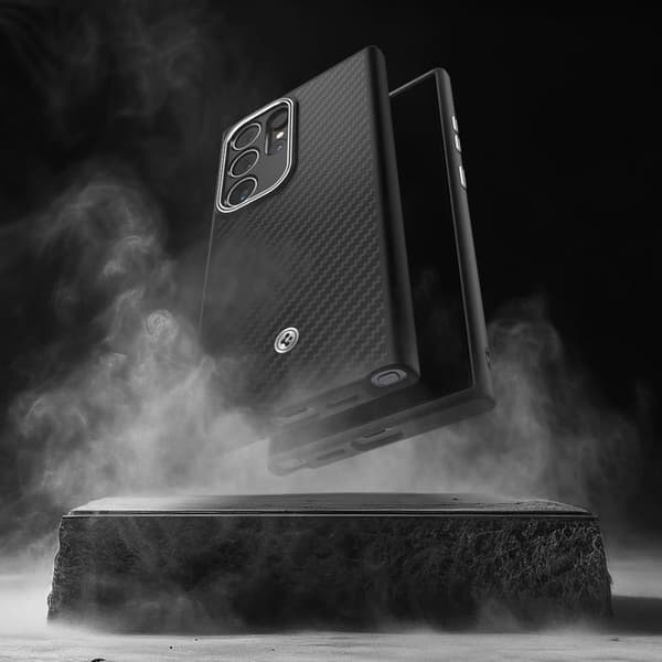 Spigen Galaxy S24 Ultra Mobilskal Enzo Aramid - Svart