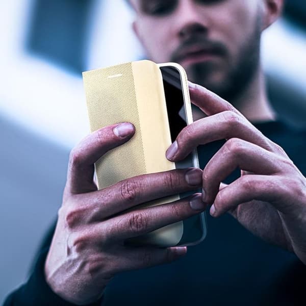 Xiaomi Redmi 13C/Poco C65 Plånboksfodral Sensitive - Guld