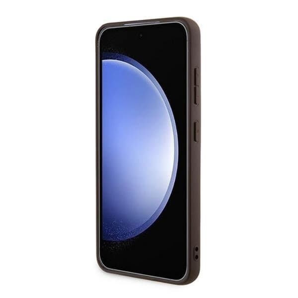 Guess Galaxy A35 5G Mobilskal Metall Gold Logo - Brun