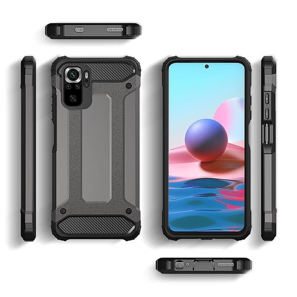 Xiaomi Poco X4 NFC 5G Mobilskal Hybrid Armor - Blå