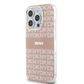 Miniatyrbild 2 av 8: DKNY iPhone 14 Pro Mobilskal Magsafe IML Mono & Stripe - Rosa